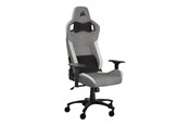 Gamingstol - Corsair T3 RUSH - gaming chair - fabric - grey white Gamingstol - Stoff - Opptil 120 kg - CF-9010058-WW