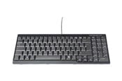 Tastatur - DIGITUS DS-72000GE - keyboard - German - black - Tastatur - Tysk - Svart - DS-72000GE