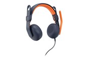 Hodetelefoner - Logitech Zone Learn Wired On-Ear Headset for Learners 3.5mm AUX - headphones with mic - replacement - 981-001372