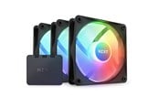 Kabinettvifte - NZXT F120 RGB Core 3-pack & RGB Controller - Black - Kabinettvifte - 120mm - Svart med RGB LED-lys - 34 dBA - RF-C12TF-B1