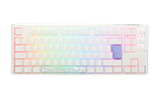 Tastatur - Ducky One 3 - Pure White ND - TKL - Gamingtastatur - Uten numpad - Nordisk - Hvit - DKON2187ST-BFIPDPWWWSC1