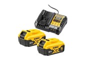 Batterier & Ladere - Dewalt CHARGER DCB1104 12/18V +2X5AH(18V) - DCB1104P2-QW