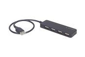 USB-hub - Gembird UHB-U2P4-06 - hub - 4 ports USB-hub - 4 porter - Svart - UHB-U2P4-06