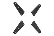 Veggmontering, AV-braketter & AV-møbler - PureMounts PM-ADAPT-D - mounting component - for flat panel 30 kg 200 x 200 mm - PM-ADAPT-D