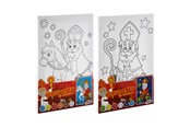 Kreative leker - Grafix Sinterklaas Canvas Painting By Numbers - 830024