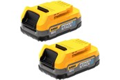 Batterier & Ladere - Dewalt DCBP034E2-XJ Powerstack 2x 18V 1.7Ah Batter - DCBP034E2-XJ