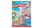 Kreative leker - Grafix Color by Number with Crayons - Assorted - 150075