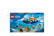 LEGO® - LEGO City 60377 Utforskere og dykkerbåt - 60377