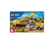 LEGO® - LEGO City 60391 Anleggsmaskiner og kran med rivningskule - 60391