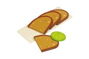 Treleker - Goki Bread Board with Sandwiches Wood - 51812