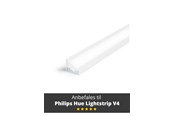 Smarthus - Light Solutions Aluminum Profile - Model C for Philips Hue and Lifx - White - 5714255008081