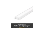 Smarthus - Light Solutions Aluminum Profile - Model S for Philips Hue and Lifx - White - 5714255008050