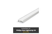 Smarthus - Light Solutions Aluminum Profile - Model S for Philips Hue and LIFX - ALU 1 m - 5714255008074