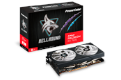 Grafikkort - PowerColor Radeon RX 7600 Hellhound - 8GB GDDR6 RAM - Grafikkort - RX7600 8G-L/OC