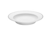 Servering & Servise - Pillivuyt Plate deep Vienne Plissé 22 cm White/Platinum - 18215