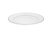 Servering & Servise - Pillivuyt Plate flat Vienne Plissé 22 cm White/Platinum - 18403