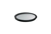 Kjøkkentilbehør - Rösle Glass lid 16 cm Clear/Black Glass/Silicone - 22555