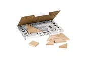 Puslespill - Goki Wooden Tangram 7pcs. Tre - GK 318