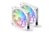 Kabinettvifte - Jonsbo ZF120 fan PWM-ARGB 2-Pack - 120mm - Kabinettvifte - 120mm - Hvit med RGB-lys - 29 dBA - ZF120 2in1