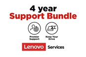 Service & Support - Lenovo Onsite + Keep Your Drive + Premier Support - extended service agreement - 4 years - on-site - 5PS0N73158