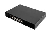 Switch/splitter - DIGITUS - switch - 16 ports - unmanaged - rack-mountable - DN-80112-1