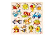 Puslespill - Goki Wooden Stud Puzzle - 57576