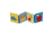 Babyleker - Goki Fabric Booklet with Rattle Crisp Foil and Pa - 65071