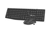 Tastatur - Natec Squid - keyboard and mouse set - 2in1 - US - black - Tastatur & Mussett - Amerikansk Engelsk - Svart - NZB-1989