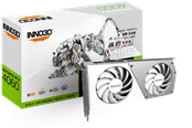 Grafikkort - Inno3D GeForce RTX 4060 Twin X2 OC White - 8GB GDDR6 RAM - Grafikkort - N40602-08D6X-173051W