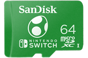 Minnekort - SanDisk Nintendo Switch microSD - 100MB/s - 64GB - Yoshi edition - SDSQXAO-064G-GN6ZN