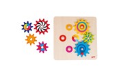 Puslespill - Goki Sprocket Puzzle 8pcs. Tre - 58530