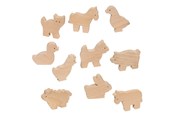 Treleker - Goki Wooden Farm Animals 10pcs. - 53871