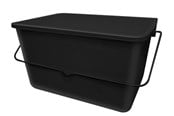 Maleutstyr - Work>it Square Paint Roller Bucket 10 Liters Black - 38394