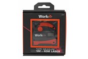 Måleutstyr - Work>it Tape Measure with Laser 40 meter - 40563