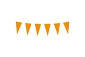 Leketøy - Boland Paper Flag Line Orange 10mtr. - 61814