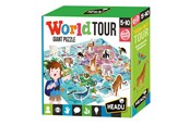 Puslespill - Headu Jigsaw Puzzle World with 3D Elements 108st. 3D Puslespill - MU26258