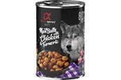 Hund - AlphaSpirit Alpha Spirit canned meatballs with chicken & turmeric 400g - H20134