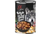 Hund - AlphaSpirit Alpha Spirit canned meatballs with beef & salvia 400g - H20164