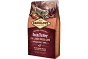 Katt - Carnilove Duck & Turkey f/ Large Breed Cats – Muscles Bones & Joints 2 kg - CK070200