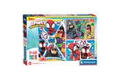 Puslespill - Clementoni Puzzle - Spidey 3x48st. Gulv - 25282