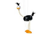 Dukker, Bamser & Utstyr - Goki Wooden Marionette Ostrich - SO104