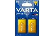 Batteri - VARTA Longlife 4122 battery - 2 x 9V - Alkaline - 4122101412