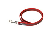 Hund - Julius-K9 IDC Color&Gray Leash w/o Handle Red/Grey 20mm/1m - H661670