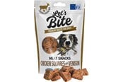 Hund - Let's Bite Meat Snacks Chicken Squares with Venison 80g - BH2590080