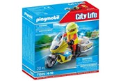 Playmobil - Playmobil City Life - Rescue Motorcycle with Flashing Light - 71205