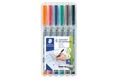 Skrive- & Tegneverktøy - Staedtler Universal pen Lumocolor non-p B 6pc - 312 WP6