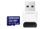 Minnekort - Samsung PRO Plus SD + USB Card Reader - 180MB/s - 256GB - MB-MD256SB/WW