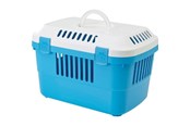 Katt - Savic Discovery 1 pet carrier 33x48x31 cm white/blue - K3227L