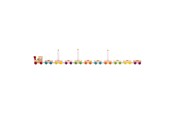 Treleker - Goki Wooden Birthday Train 75cm - 55985