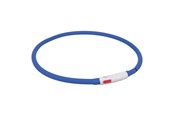 Hund - Trixie USB Flash Light Ring XS–XL: 70 cm/ø 10 mm. Royal Blue - TX12642